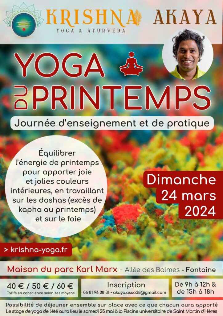 stage yoga printemps Grenoble